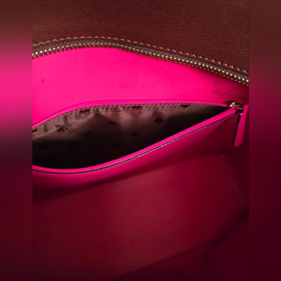 Kate Spade New York Adel Large Leather Tote bag in Cherrywood! - Picture 10 of 14